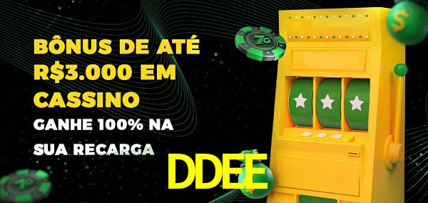 DDEE melhor bônus de depósito